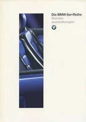 BMW 8er Sonderausstattung Prospekt 1996