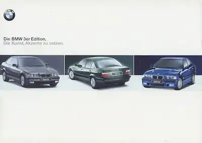 BMW 3er Edition Prospekt-Mappe 1997