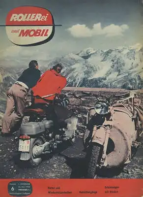 Rollerei und Mobil / Roller Mobil Kleinwagen 1955 Heft 5