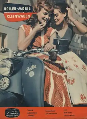 Rollerei und Mobil / Roller Mobil Kleinwagen 1957 Heft 7