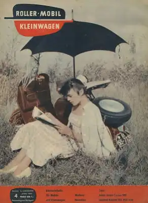 Rollerei und Mobil / Roller Mobil Kleinwagen 1957 Heft 4