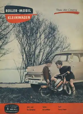 Rollerei und Mobil / Roller Mobil Kleinwagen 1957 Heft 5