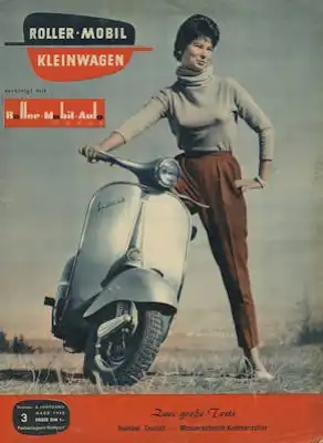 Rollerei und Mobil / Roller Mobil Kleinwagen 1958 Heft 3