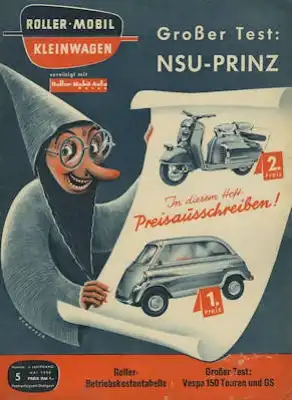 Rollerei und Mobil / Roller Mobil Kleinwagen 1958 Heft 5