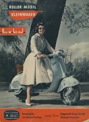 Rollerei und Mobil / Roller Mobil Kleinwagen 1958 Heft 6