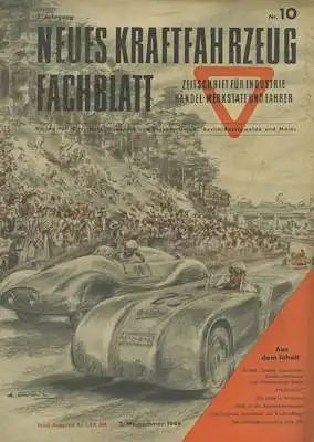 Das Kraftfahrzeug Fachblatt 1949 Heft 10