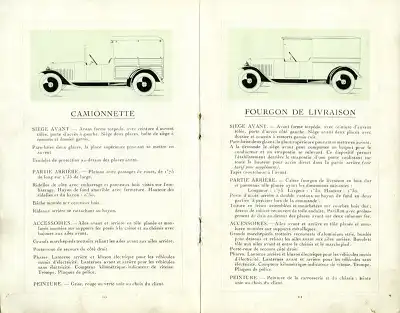 De Dion Bouton Programm 1925