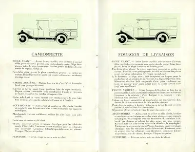 De Dion Bouton Programm 1925