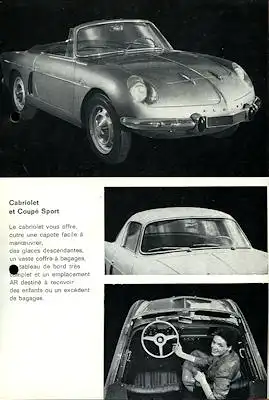 Alpine A 108 Prospekt ca. 1960
