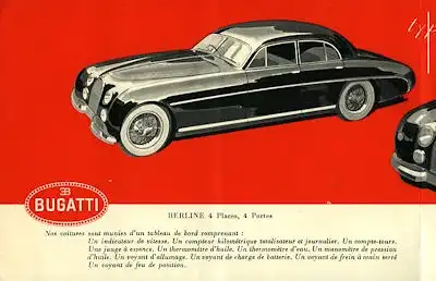 Bugatti Typ 101 Prospekt 1957