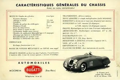 Bugatti Typ 101 Prospekt 1957