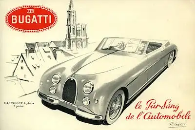 Bugatti Typ 101 Prospekt 1957