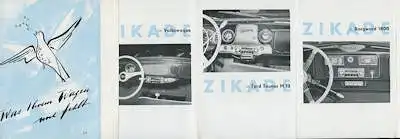 Autoradio Zikade D Prospekt ca. 1952