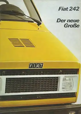 Fiat 242 Prospekt 8.1975