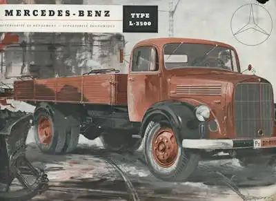 Mercedes-Benz L-3500 Prospekt 12.1950 f