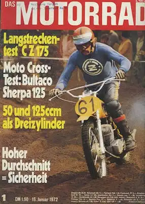 Das Motorrad 1972 Heft 1