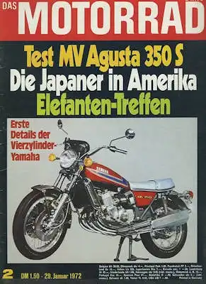 Das Motorrad 1972 Heft 2