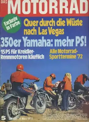 Das Motorrad 1972 Heft 5