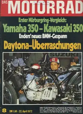 Das Motorrad 1972 Heft 8