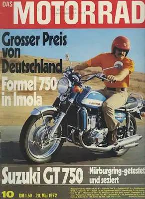Das Motorrad 1972 Heft 10