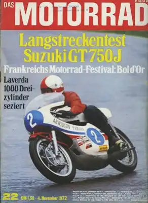 Das Motorrad 1972 Heft 22