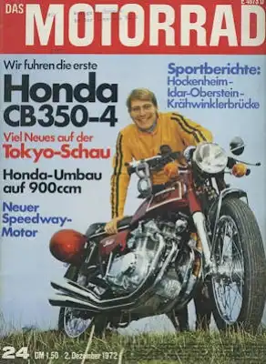 Das Motorrad 1972 Heft 24