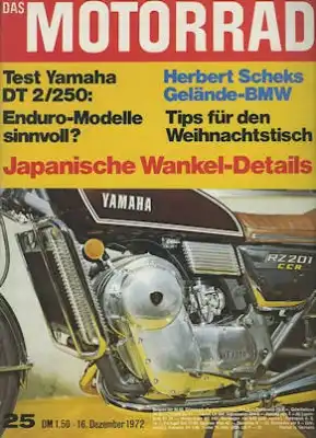 Das Motorrad 1972 Heft 25