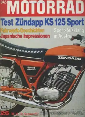 Das Motorrad 1972 Heft 26