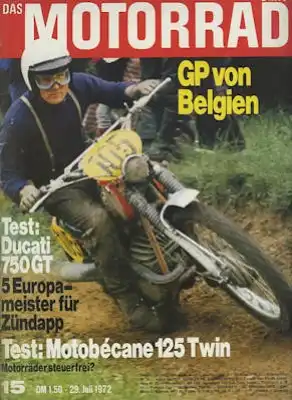 Das Motorrad 1972 Heft 15