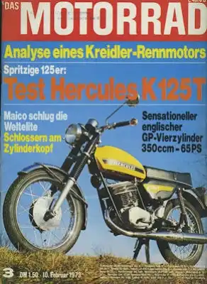 Das Motorrad 1973 Heft 3