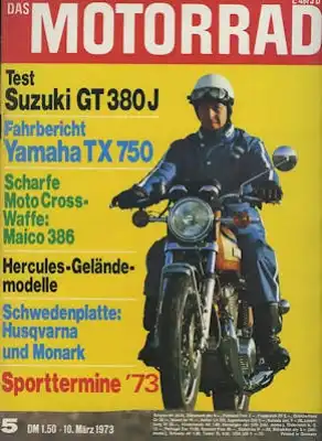 Das Motorrad 1973 Heft 5