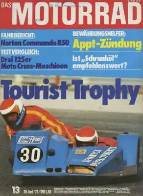 Das Motorrad 1973 Heft 13
