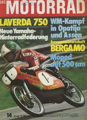 Das Motorrad 1973 Heft 14