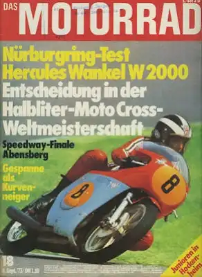 Das Motorrad 1973 Heft 18