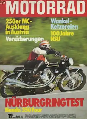 Das Motorrad 1973 Heft 19