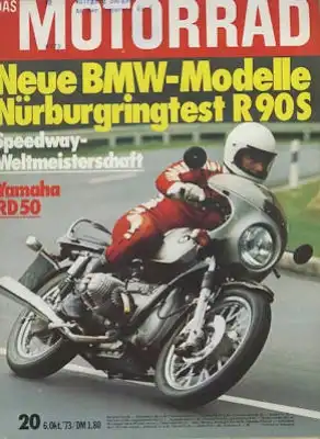 Das Motorrad 1973 Heft 20