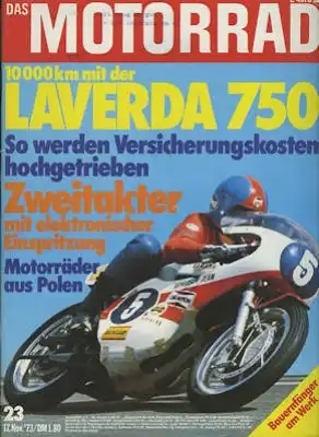 Das Motorrad 1973 Heft 23