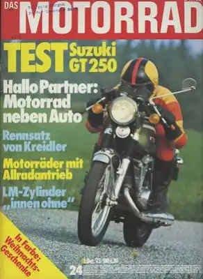 Das Motorrad 1973 Heft 24