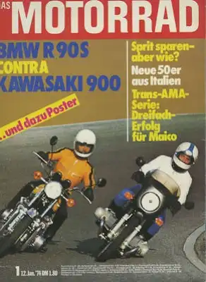 Das Motorrad 1974 Heft 1