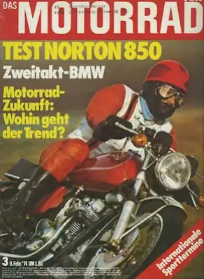 Das Motorrad 1974 Heft 3