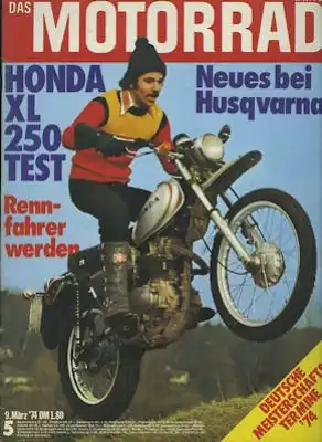 Das Motorrad 1974 Heft 5