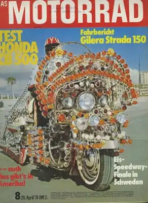Das Motorrad 1974 Heft 8