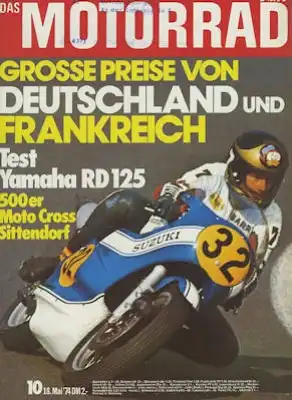 Das Motorrad 1974 Heft 10