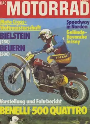 Das Motorrad 1974 Heft 14