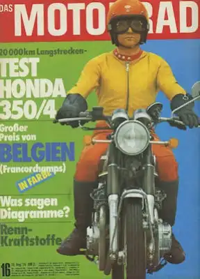 Das Motorrad 1974 Heft 16