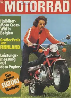 Das Motorrad 1974 Heft 17