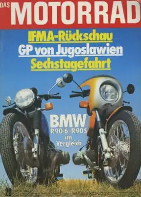 Das Motorrad 1974 Heft 20