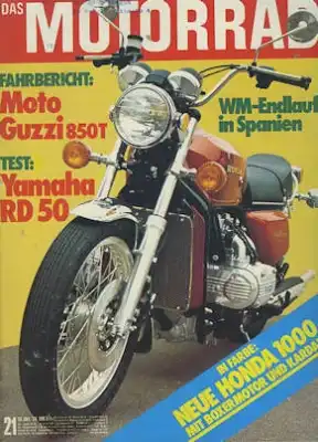 Das Motorrad 1974 Heft 21