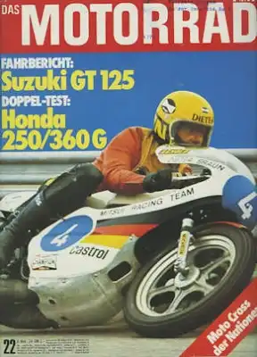Das Motorrad 1974 Heft 22