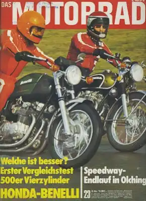 Das Motorrad 1974 Heft 23